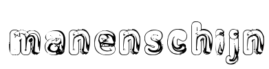 Manenschijn Font Image