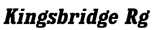 Kingsbridge Rg Font Image
