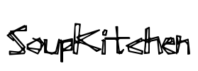 SoupKitchen Font Image
