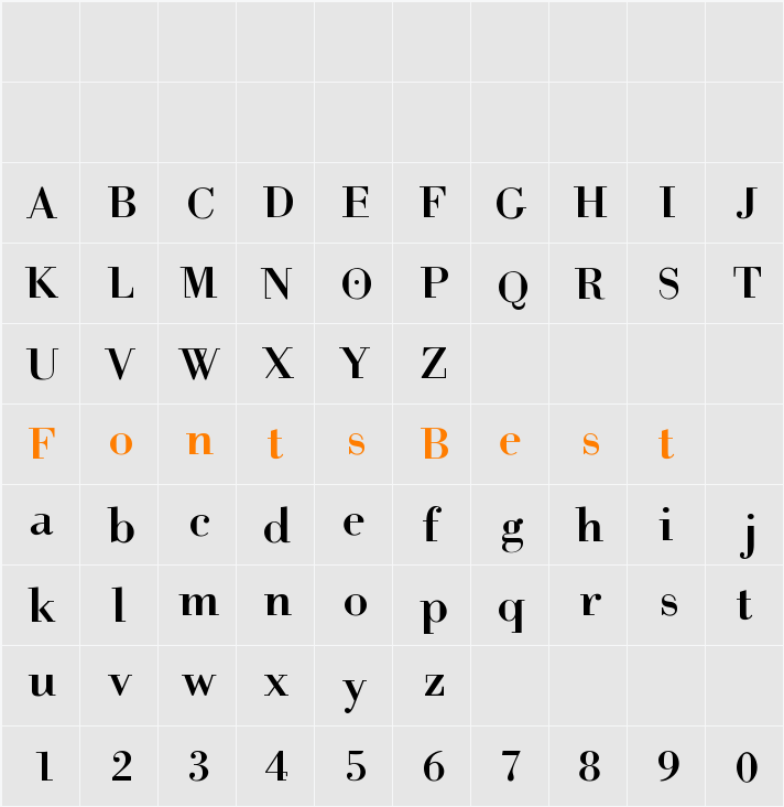 HelpUsGiambattista-SmallCaps Character Map