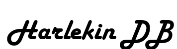 Harlekin DB Font Image