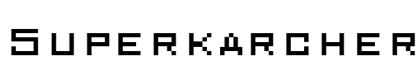Superkarcher Font Image