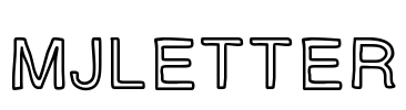 MJletter Font Image
