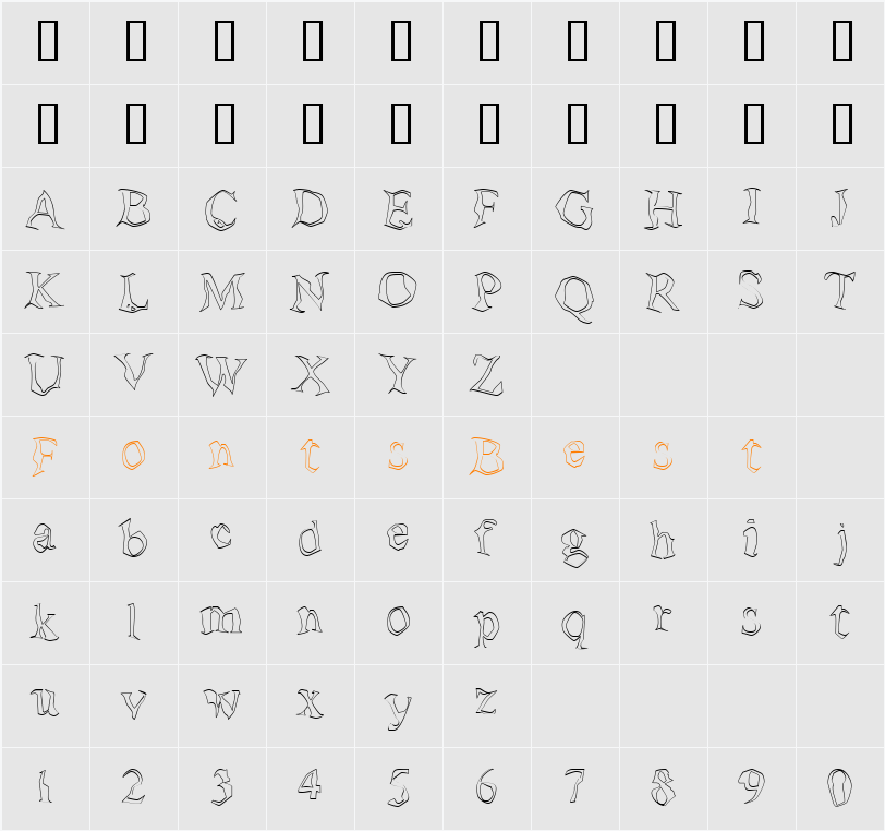 Poltergeist Hollow Character Map