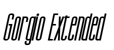 Gorgio Extended Font Image