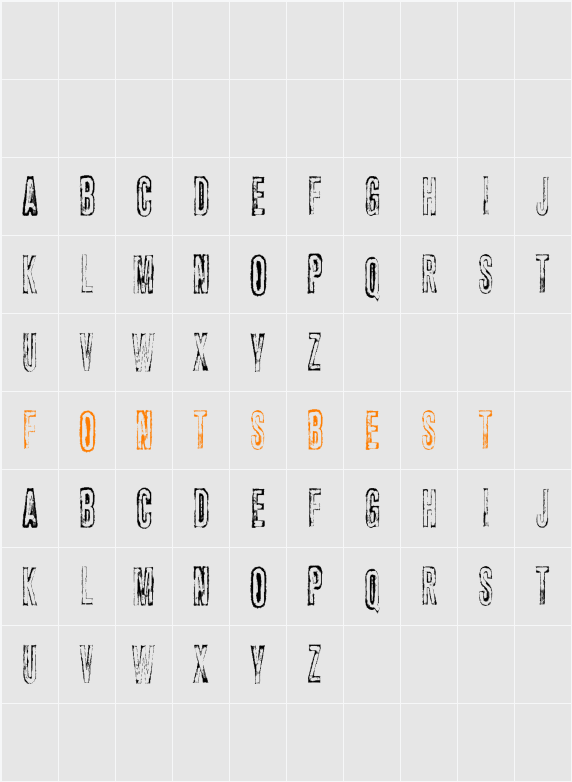 vtks carrier Character Map