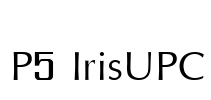 P5 IrisUPC Font Image