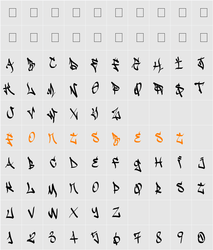 Sadoc Wild Character Map