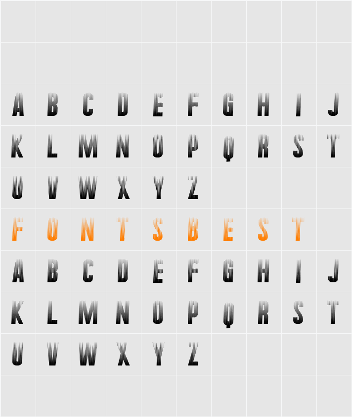 Halftone Nium Character Map