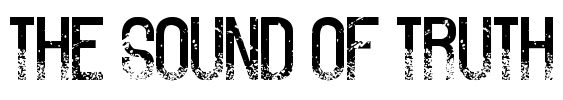 The Sound of Truth Font Image