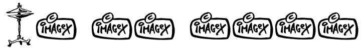 In my room Font Image