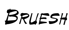 Bruesh Font Image