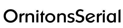 OrnitonsSerial Font Image