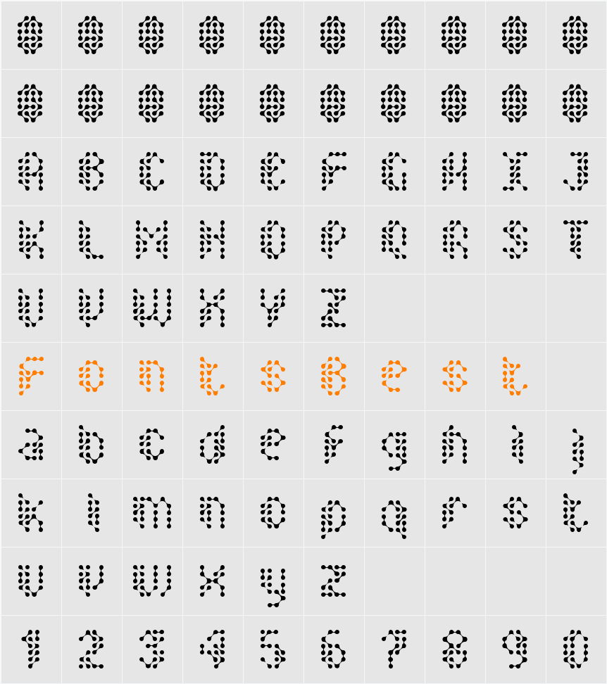 SirQuitry Character Map