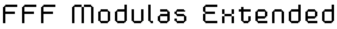 FFF Modulas Extended Font Image