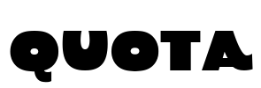 Quota Font Image
