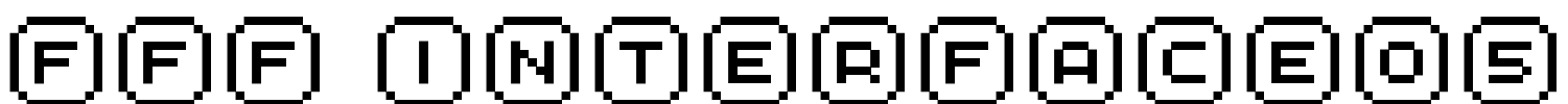 FFF Interface05 Font Image