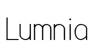 Lumnia Font Image