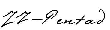 JI-Pentad Font Image