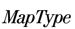 MapType Font Image