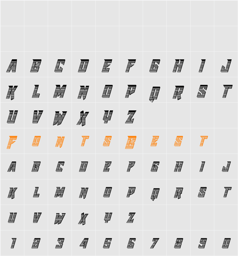 Raider Crusader Chrome Character Map