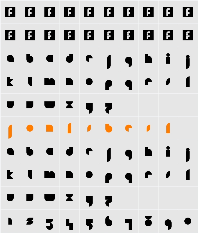 HAUS Character Map