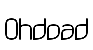 Ohdoad Font Image