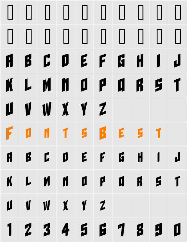 I2trigunMaximum Character Map
