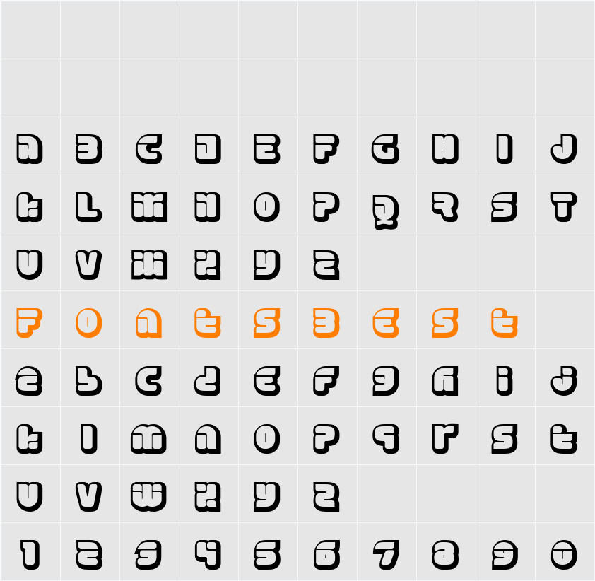 Eraser Character Map