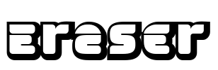 Eraser Font Image