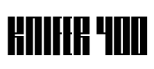 Knifer 400 Font Image