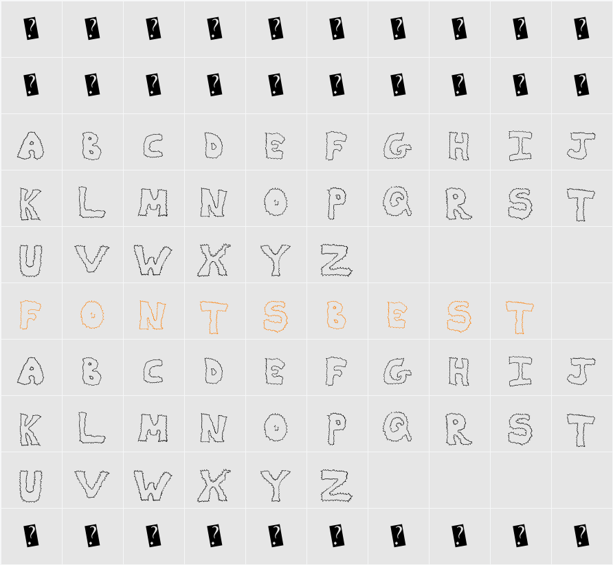 ZapDeal Character Map
