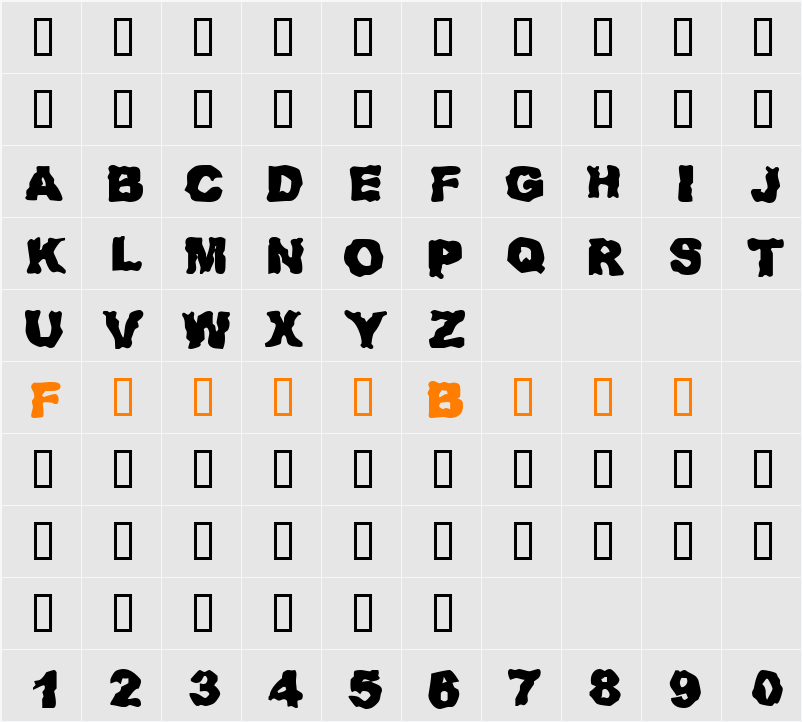 Redneck Zombies Character Map