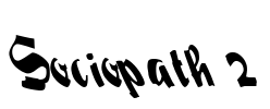Sociopath 2 Font Image