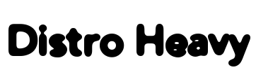 Distro Heavy Font Image