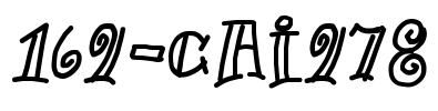 169-CAI978 Font Image