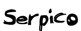 Serpico Font Image