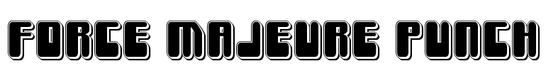 Force Majeure Punch Font Image
