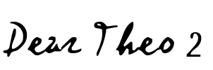 Dear Theo 2 Font Image