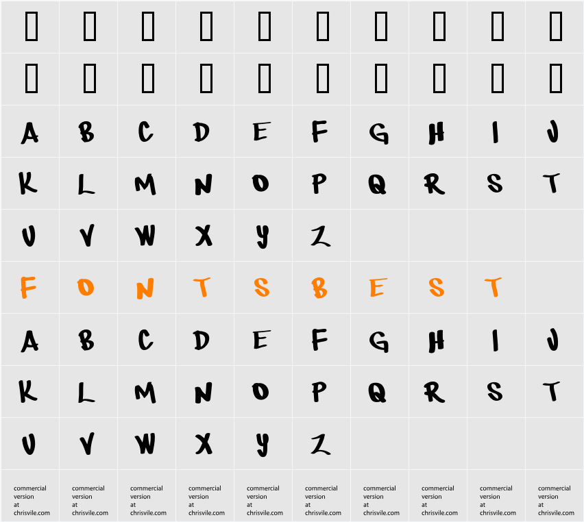There be monsters Character Map
