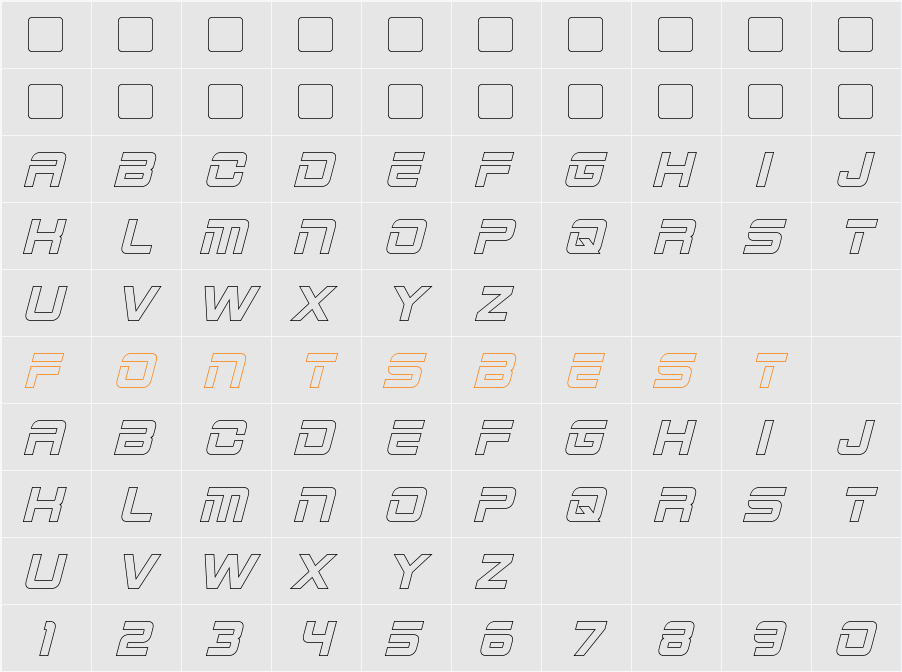 2015 Cruiser Hollow Character Map