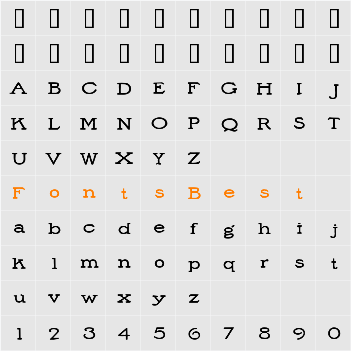 Post Monotone Character Map