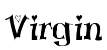 Virgin Font Image