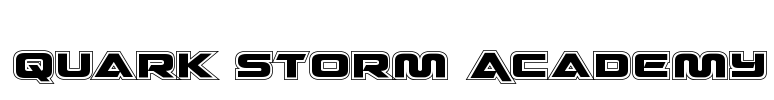 Quark Storm Academy Font Image
