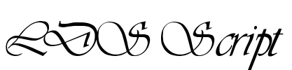 LDS Script Font Image