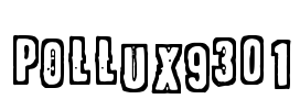 POLLUX9301 Font Image