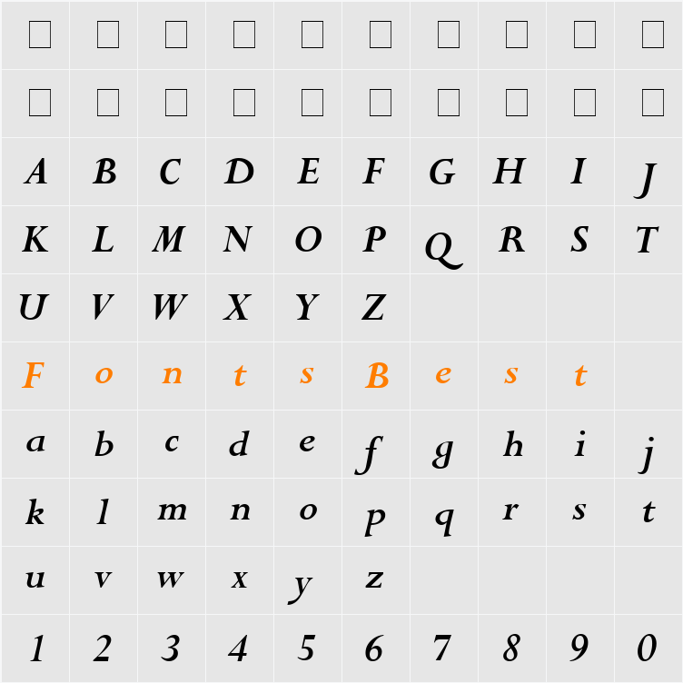 Smart Light Character Map