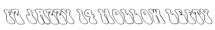 FZ JAZZY 14 HOLLOW LEFTY Font Image