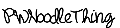 PWNoodleThing Font Image