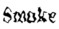 Smoke Font Image